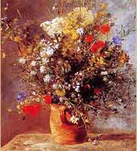 Renoir, Flowers in a Vase